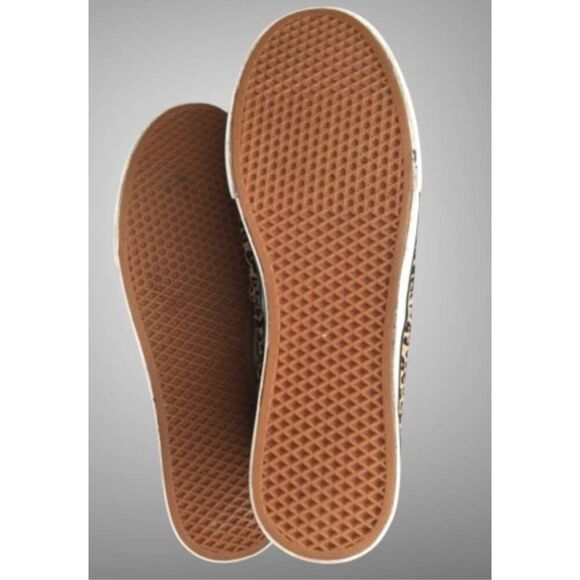 VANS Off The Wall Leopard Cheetah Animal Print Shoes Womens Size 7.5 Mens Size 6 - Picture 8 of 10